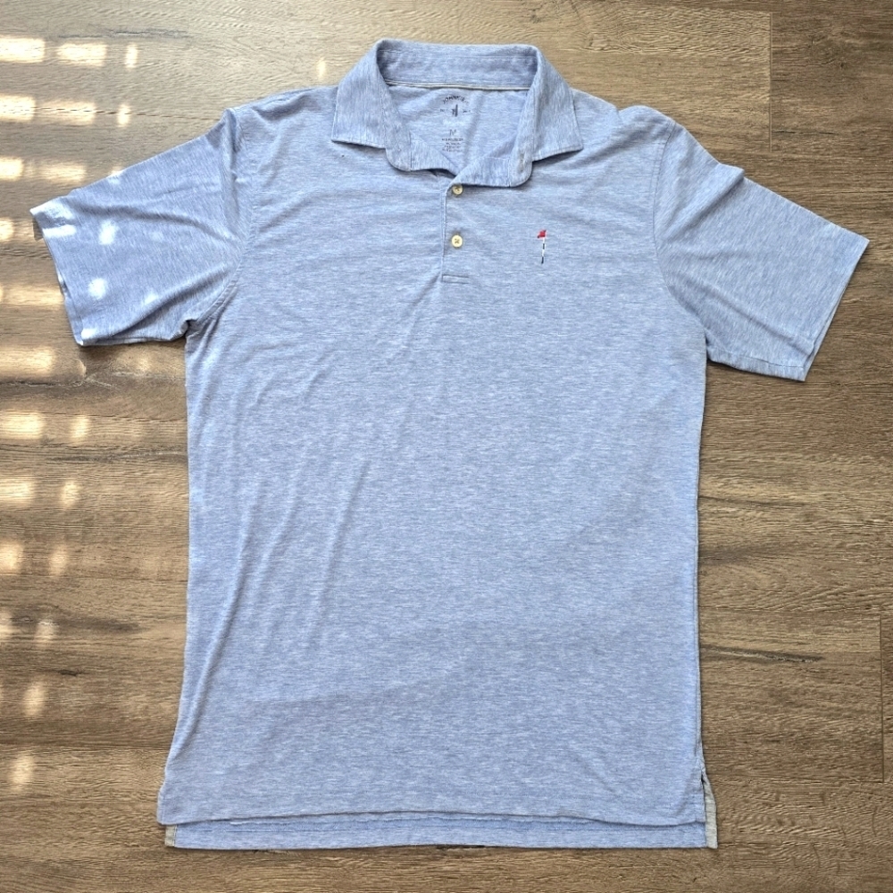 Johnnie-O Top Shelf Mens Polo Shirt Size Medium Golf Office Casual Lightweight